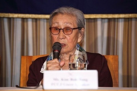 韓国の元「慰安婦」が東京で会見、今も是正を求める