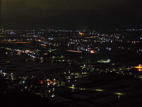 南魚沼市の夜景