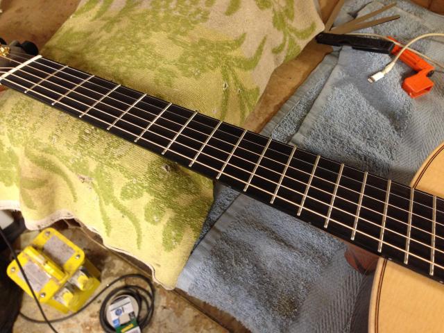 奥村健治アコースティックギター製作 ＩＮ ロンドン インレイ