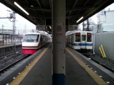 東武赤城駅　200系と8000系