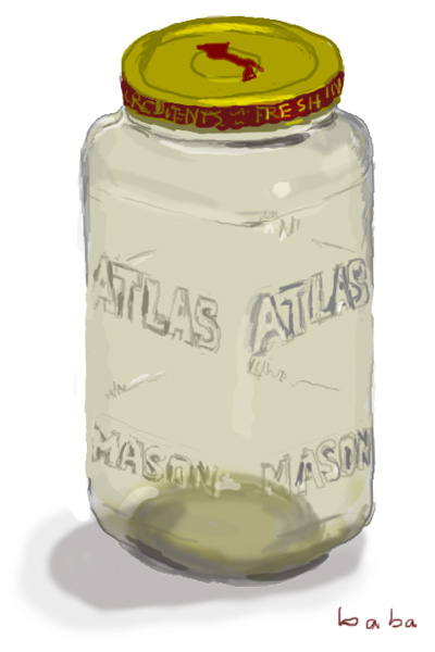 クラシコパスタソースの空き瓶